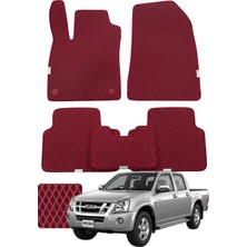 Evanotion Isuzu D-Max 2002-2012 Premium Eva Paspas Seti Tam Set Paspas Takımı - Bordo