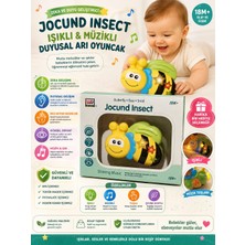 Weidey Işıklı ve Sesli Duyusal Arı Oyuncak- Eğitici Bebek Gelişim Oyuncağı