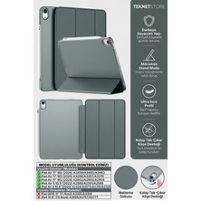 TekNetStore iPad Air 11" M4 M3 M2 Uyumlu Kılıf Ultra Ince Standlı Akıllı Uyku Modlu Zarif Koruyucu Kapak