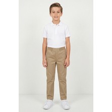Kinderos Beli Lastikli Kaşkorse Çocuk Okul Pantolonu - 26Y 1075