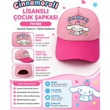 Hot Wheels Cinnamoroll Lisanslı Çocuk Şapkası Pembe