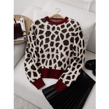 Luxetique Şardonlu Leopar Kazak
