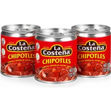La Costena Chipotle Domates Soslu Jalapeno Biberi 199 gr x 3 Adet