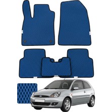 Evanotion Ford Fiesta 2002-2008 Premium Eva Paspas Seti Tam Set Paspas Takımı - Lacivert