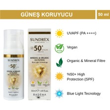 Badema Sundrex Mineral&organik Filtreli Güneş Kremi 50 Spf+ / Pa++++