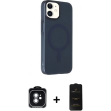 Pileli Store Pilelistore™ iPhone 11 Kılıf Çekirdek Modern Prime - Siyah 6d Antistatik Mat Seramik Hayalet Nano Ekran Koruyucu + Pvd Metal Kamera Lens - Yl