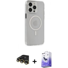Pileli Store Pilelistore™ iPhone 14 Pro Max Kılıf Kıvılcım Asil Özel Seri - Siyah Bilvis 5in1 5d Magic Hayalet Cam Ekran Koruyucu + Raze Metal Kamera Lens - Gd