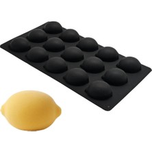 Efe Pastacılık Silikon Mini Meyveli Dondurma Kalıbı Limon Şekilli