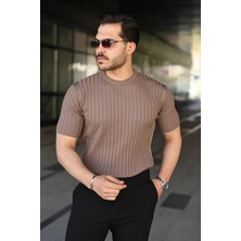 Secret Sita Erkek Fitilli Bisiklet Yaka Kısa Kollu Tişört