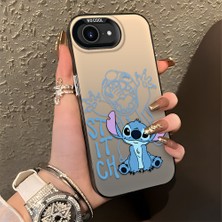 HONTINGA iPhone 16E ile Uyumlu Kılıfı Silikon Kenar Sert Arka Düşüme Önleyici Basitlik Anti Düşme Kamera Korumali Stitch Desen Telefon Kılıfı Kadın ve Erkek Için Uygundur K1-0083