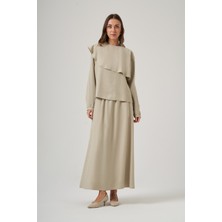 Nuss 1088 Önü Fırfırlı Etekli  Takım
