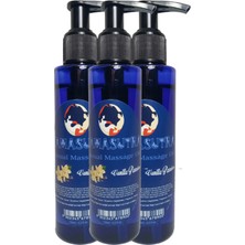 Nacario Kamasutra Vanilya Aromalı Masaj Yağı Pure Edible Vanilla Flavor Massage Oil 125 ml 3 Adet
