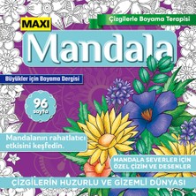 Maxi Mandala Çizgilerle Boyama Terapisi 017