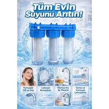 Aquatime Daire Yazlık Villa Ev Bina Girişi Kireç ve Tortu Önleyici Su Arıtma Filtre Sistemi