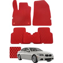 Evanotion Bmw 5 Serisi 2010-2017 F10 Premium Eva Paspas Seti Tam Set Paspas Takımı - Kırmızı