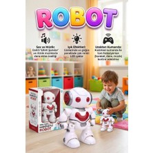 Farbu Oyuncak Dans Eden Robot! 7 Fonksiyonlu Uzaktan Kumandalı Işıklı Sesli Müzikli Yürüyen Akıllı Oyuncak Robot
