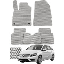 Evanotion Mercedes B Serisi 2011-2018 W246 Premium Eva Paspas Seti Tam Set Paspas Takımı - Gri