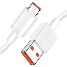 Mobilite 33W/67W/120W Destekli USB To Type-C Pd Hızlı Şarj Özellikli Data ve Şarj Kablosu 1 Metre Kablo