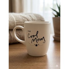 Palto Tasarım Cool Mom Krem Oval Kupa - Hediyelik Kupa Fincan Mug