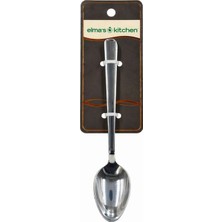 Sanal Box Elmas Kitchen 6’lı Paslanmaz Çelik Tatlı Kaşığı Seti – Parlak Gümüş Metal Dessert Spoon Günlük ve Restoran Kullanımına Uygun