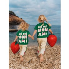 Baby Lory Kids Store Kız Çocuk Kalp Baskılı Yeşil Takım