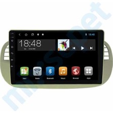 Maygo Myg-8/64 Platinium Serisi Fiat 500 / 500C Beyaz 2011-2015  9 Inç Android Auto ve Carplay Multimedya Sistemi 8 GB Ram 64 GB Hafıza Navigasyonlu Teyp