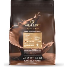 Callebaut Ghana Özel Seri %40 Sütlü Kuvertür Çikolata 2,5 KG