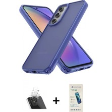 Pileli Store Pilelistore™ Galaxy A14 4g Kılıf Atlas Form - Şeffaf Pasifik Cam Ekran Koruyucu + Kamera Lens Koruma Cam - Sf