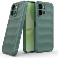 Gpack Oppo A6X Kılıf Etnik Oyuk Desen Optimum Silikon + Ekran Koruyucu