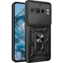 Gpack Google Pixel 8 Pro Kılıf Sürgülü Vega Pars Siyah