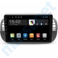 Maygo Myg-8/64 Platinium Serisi Fiat 500 / 500C Siyah 2011-2015  9 Inç Android Auto ve Carplay Multimedya Sistemi 8 GB Ram 64 GB Hafıza Navigasyonlu Teyp