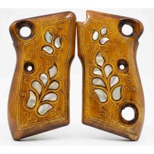 Yücel Av Bayii Saddam Beretta Mod 1951 Ahşap Tabanca Kabza Aksesuarı