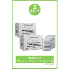 Venatura Magnezyum Sitrat ve P-5-P (Vitamin B6) 60 Saşe 2 Adet