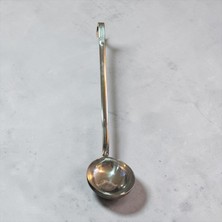Menzir 18/10 Paslanmaz Çelik Büyük Sanayi Endüstriyel Servis Kepçesi 36 Cm.