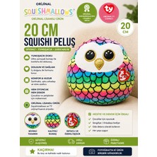 Squishmallows Ty Squish Owen 20CM Sevimli Baykuş Peluş