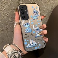 HONTINGA Samsung Galaxy A25 ile Uyumlu Kılıfı Silikon Kenar Sert Arka Düşüme Önleyici Basitlik Anti Düşme Kamera Korumali Stitch Desen Telefon Kılıfı Kadın ve Erkek Için Uygundur K1-0084