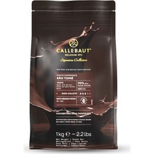 Callebaut Signature Collection - Özel Seri - Dark Origin Chocolate - Rustic São Tomé - 1kg - Drop Çikolata