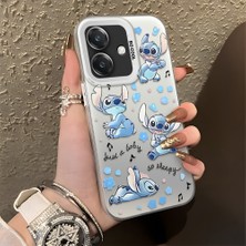 HONTINGA Oppo A3 4g ile Uyumlu Kılıfı Silikon Kenar Sert Arka Düşüme Önleyici Basitlik Anti Düşme Kamera Korumali Stitch Desen Telefon Kılıfı Kadın ve Erkek Için Uygundur K1-0084