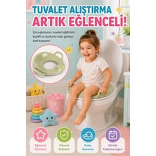 Open City Eco Green Çocuk Tuvalet Alıştırma Adaptörü Tutma Kollu Ergonomik Klozet Aparatı Seti