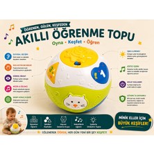 Weidey Akıllı Öğrenme Topu Işıklı ve Müzikli- Duyusal Gelişim Aktivite Topu