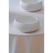 Acar Linea Porselen Beyaz Yuvarlak Kase 17X6 cm
