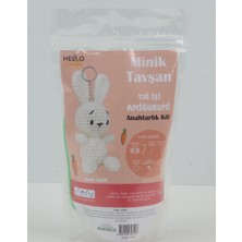 Tuva Crafts Amigurimi Anahtarlık Kiti Minik Tavşan