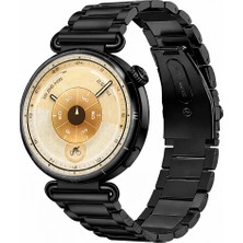 MMP Shop Huawei Watch Gt4 / Gt5 / Gt6 41 mm / Gt5 Pro 42 mm Uyumlu Ayarlanabilir Paslanmaz Çelik Akıllı Saat Kordonu