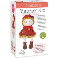 Tuva Crafts Tuva Tığ Işi Amigurumi Kit-Yaprak Kız