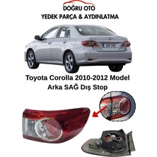 Doğru Oto Toyota Corolla Arka Sağ Dış Stop 2010-2011-2012 Model Uyumlu