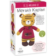 Tuva Crafts Tuva Tığ Işi Amigurumi Kit-Meraklı Kaplan