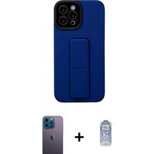 Pileli Store Pilelistore™ iPhone 12 Pro Max Kılıf Çekirdek Yansıma - Siyah Joko Magic 5d Cam + Neon Fosforlu Kamera Lens - Mı