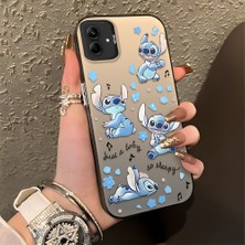 HONTINGA Samsung Galaxy A04E ile Uyumlu Kılıfı Silikon Kenar Sert Arka Düşüme Önleyici Basitlik Anti Düşme Kamera Korumali Stitch Desen Telefon Kılıfı Kadın ve Erkek Için Uygundur K1-0084