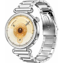 MMP Shop Huawei Watch Gt4 / Gt5 / Gt6 41 mm / Gt5 Pro 42 mm Uyumlu Ayarlanabilir Paslanmaz Çelik Akıllı Saat Kordonu