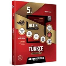 Altın Karma Yayınları 5.sınıf Türkçe Altın Etkinlikli Kazanım Sb (Yazar: Mesut Hayat)